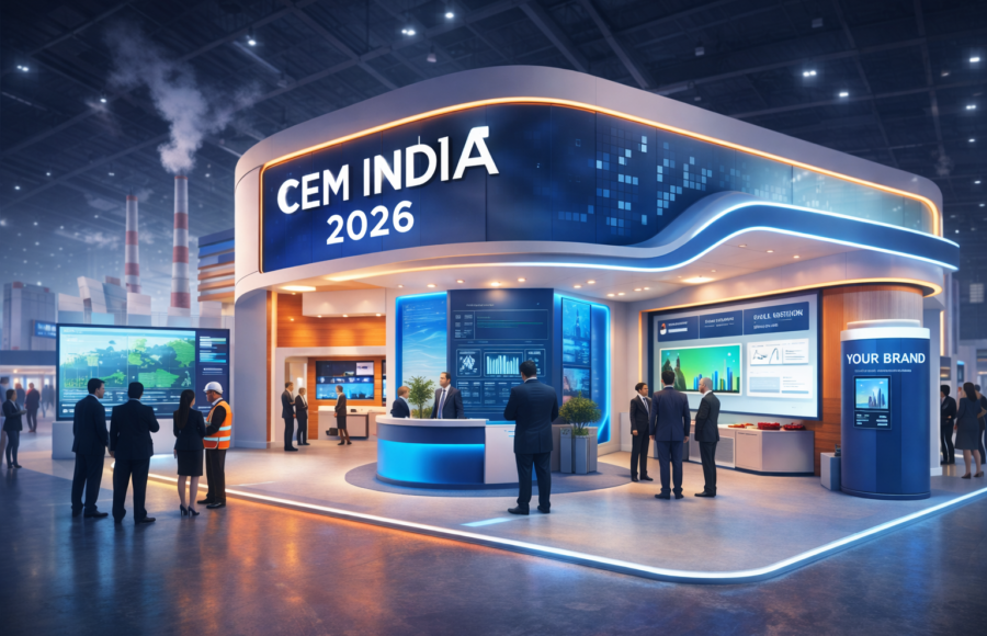 Custom exhibition stall design for CEM India 2026